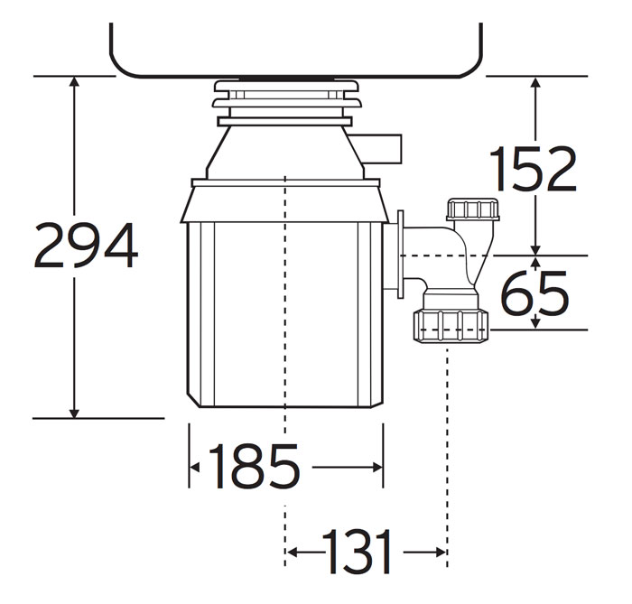 In Sink Erator ISE 45+ 'MSeries' Food Waste Disposer