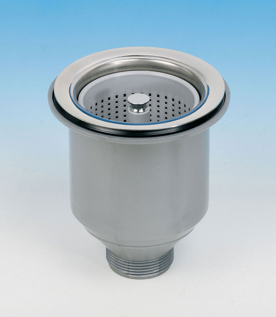 Lira 90mm Basket Strainer Waste Kit